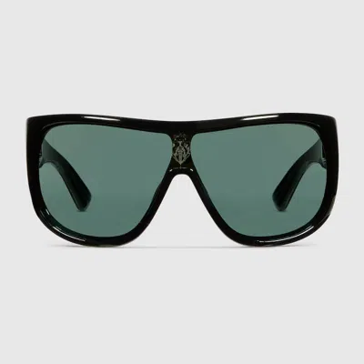 Gucci Mask Frame Sunglasses In Black