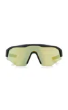 Gucci Mask-frame Sunglasses In Gray