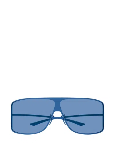 Gucci Mask Geometric-frame Sunglasses In Blue
