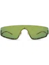 Gucci Mask-shaped Frame Sunglasses In Neutrals
