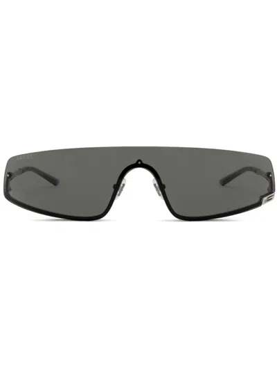 Gucci Sonnenbrille Mit Maskenform In Silber