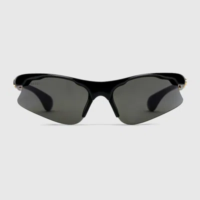 Gucci Mask-shaped Sunglasses In Black