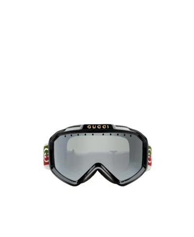 Gucci Mask-shaped Sunglasses In Gray