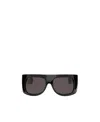 Gucci Mask-shaped Tinted Sunglasses In Black