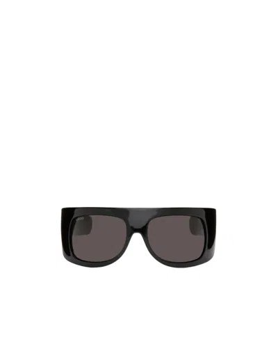 Gucci Mask-shaped Tinted Sunglasses In Black