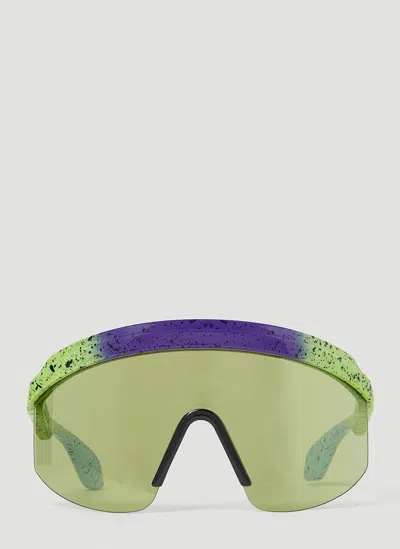 Gucci Mask Sunglasses In Green