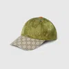 Gucci Match Baseball Cap In Green