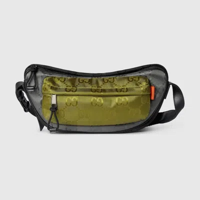 Gucci Match Medium Gg Crossbody Bag In Green