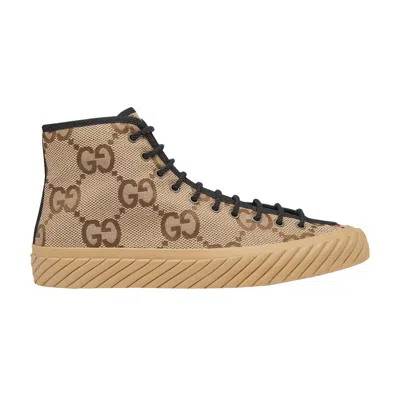 Pre-owned Gucci Maxi Gg High 'caramel' | Brown | Men's Size 7.5