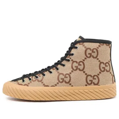 Gucci Maxi Gg High Top 'beige Ebony'
