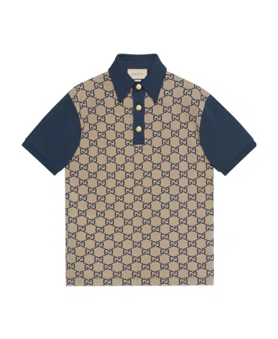 GUCCI MAXI GG MONOGRAM POLO SHIRT