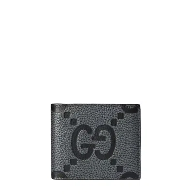 Gucci Maxi Gg Wallet In Grey