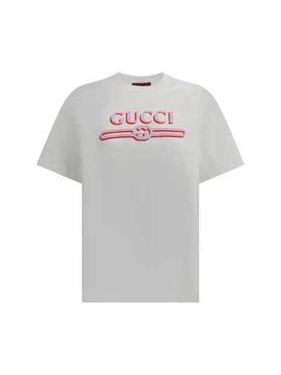 Gucci Womens Sunlight Mix Brand-print Relaxed-fit Cotton-jersey T-shirt