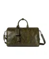 Gucci Maxi Python Duffle Bag In Green