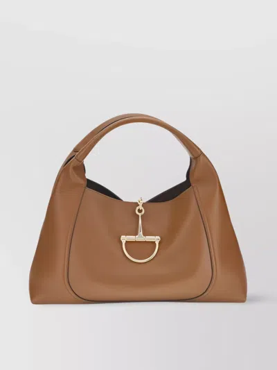 Gucci Maxi Softbit Shoulder Bag In Brown