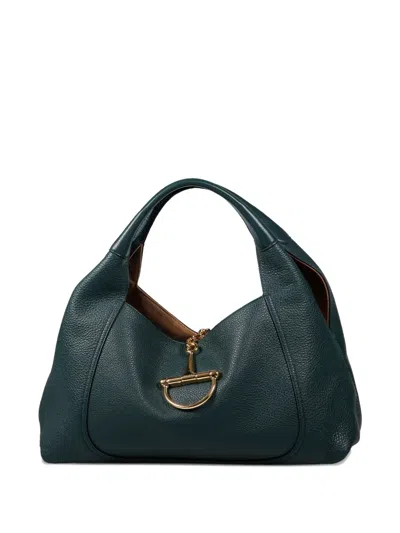 Gucci Maxi Softbit Shoulder Bag In Green