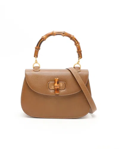 Gucci Medium Bamboo 1947 Bag In Brown
