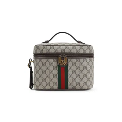 GUCCI GUCCI  MEDIUM BEAUTY CASE IN GG SUPREME FABRIC