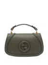 Gucci Medium Tote Bag With Gg Cross Detail In Green