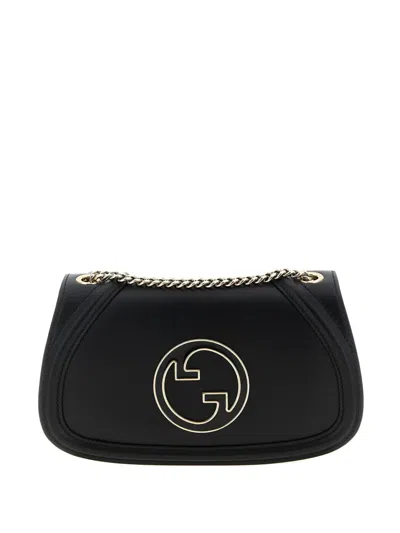 Gucci Medium Blondie Shoulder Bag In Black