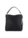 Gucci Women Medium Gg Emblem Bucket Bag In Black
