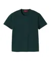 Gucci Women Cotton T-shirt With Gg Incrocio Logo Detail In Green