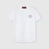 Gucci Terry Interlocking Gg Embroidery T-shirt In White