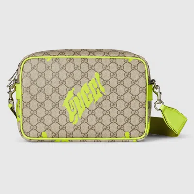 Gucci Medium Crossbody Bag With Print In Beige