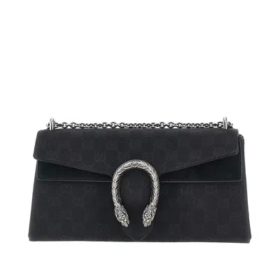 Gucci Medium 'dionysus' Bag In Black