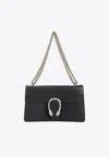 Gucci Medium Dionysus Leather Shoulder Bag In Black