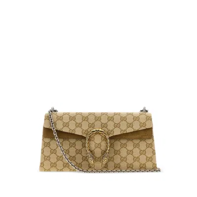 Gucci Medium Dionysus Shoulder Bag In Brown