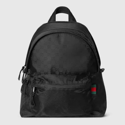 Gucci Medium Gg Backpack In Black