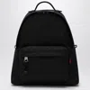 Gucci Medium Gg Black Backpack With Web Label Men In Black