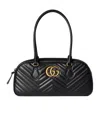 Gucci Medium Gg Marmont Tote Bag In Black