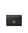 Gucci Wallet Black Women Leather Cellarius Logo Mod. 598206 A7mog 1000 In Black