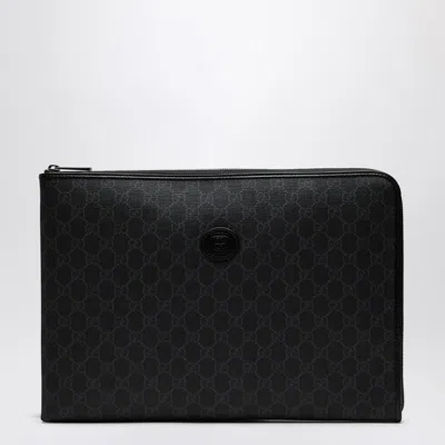 GUCCI GUCCI MEDIUM GG SUPREME FABRIC BRIEFCASE