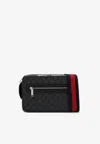 Gucci Medium Gg Supreme Messenger Bag In Black