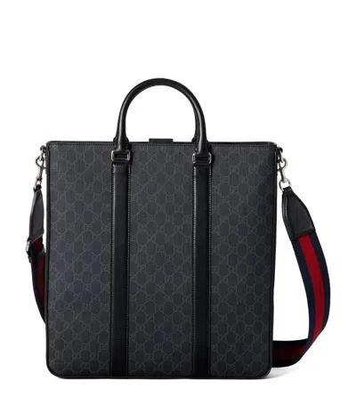 Gucci Medium Gg Tote Bag In Black