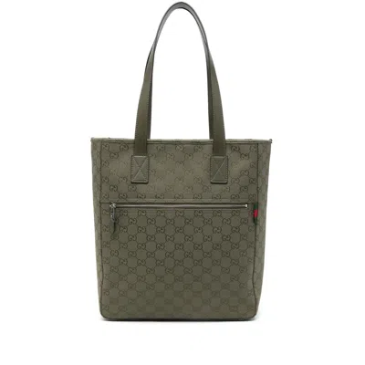 Gucci Medium Gg Tote Bag In Green