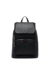 Gucci Medium Gg-emblem Backpack In Black