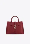 Gucci Medium Grained Leather Tote Bag