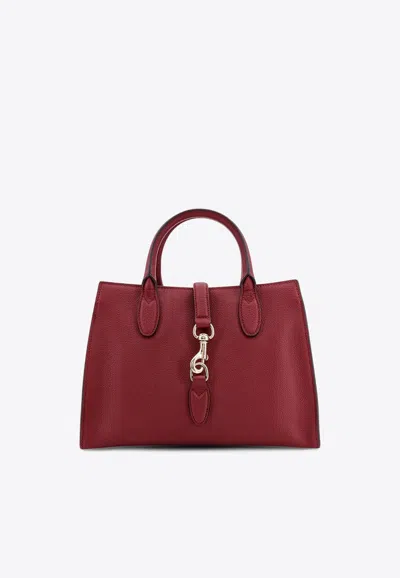 Gucci Medium Grained Leather Tote Bag