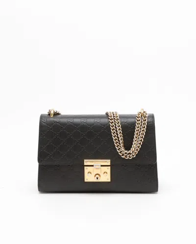 Gucci Medium Ssima Padlock Bag