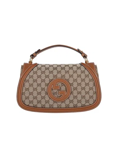 Gucci Medium Blondie Crossbody Bag In Beige