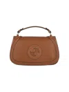 Gucci Medium Structured Handbag Top Handle In Brown