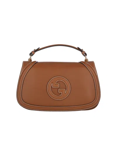 Gucci Medium Handbag "blondie" In Brown