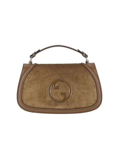 Gucci Medium Handbag "blondie" In Brown
