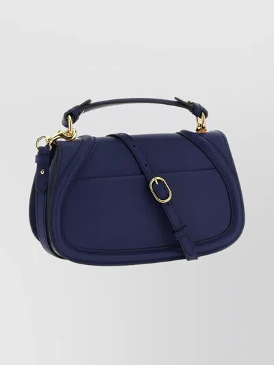 Gucci Medium Handbag Featuring Adjustable Strap In Blue