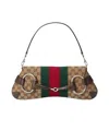 Gucci Horsebit Chain Medium Shoulder Bag In Green