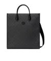 Gucci Medium Interlocking G Tote Bag In Black